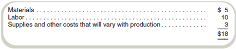Cost Data for Managerial Purposes  Tops Tools has offered to supply the Department of the Army with screwdrivers at cost plus 20 percent. Tops Tools operates a manufacturing plant that can produce 220,000 cases of screwdrivers per year, but it normally produces 200,000. The costs to produce 200,000 cases of screwdrivers follow:     Based on these data, company management expects to receive $34.80 (= $29 × 120 percent) per case for those sold on this contract. After completing 5,000 cases, the company sent a bill (invoice) to the government for $174,000 (= 5,000 cases × $34.80 per case). The president of the company received a call from an army representative, who stated that the per case cost should be     Therefore, the price per case should be $21.60 (= $18 × 120 percent). The army ignored marketing costs because the contract bypassed the usual selling channels. Required  What price would you recommend Why ( Note: You need not limit yourself to the costs selected by the company or by the government agent.)
