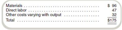 Cost Data for Managerial Purposes  Taylor Company makes a variety of furniture. It is organized in two divisions, Office and Home. Home Division normally sells to outside customers but, on occasion, also sells to the Office Division. When it does, corporate policy states that the price must be cost plus 20 percent to ensure a fair return to the selling division. Home received an order from Office Division for 300 units. Home's planned output for the year had been 1,200 units before Office's order. Home's capacity is 1,500 units per year. The costs for producing those 1,200 units follow.     Based on these data, Home's controller calculated that the unit price for Office's order should be $720 (= $600 × 120 percent). After producing and shipping the 300 units, Home sent an invoice for $216,000. Shortly thereafter, Home received a note from the buyer at Office stating that this invoice was not in accordance with company policy. The unit cost should have been     The price per unit would be $210 (= $175 × 120 percent). Required  If the corporation asked you to review this intercompany policy, what policy would you recommend Why ( Note: You need not limit yourself to the Office or Home Division's calculation.)