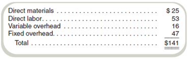 Make-or-Buy Decisions  Mobility Partners makes wheelchairs and other assistive devices. For years it has made the rear wheel assembly for its wheelchairs. A local bicycle manufacturing firm, Trailblazers, Inc., offered to sell these rear wheel assemblies to Mobility. If Mobility makes the assembly, its cost per rear wheel assembly is as follows (based on annual production of 2,000 units):     Trailblazers offered to sell the assembly to Mobility for $110 each. The total order would amount to 2,000 rear wheel assemblies per year, which Mobility's management will buy instead of make if Mobility can save at least $10,000 per year. Accepting Trailblazers's offer would eliminate annual fixed overhead of $40,000. Required  Should Mobility make rear wheel assemblies or buy them from Trailblazers Prepare a schedule that shows the differential costs per rear wheel assembly.