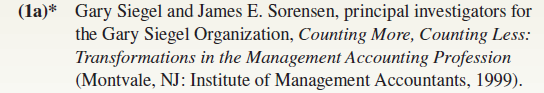 What does the following statement by a managerial accountant at Caterpillar imply about where in the organization the managerial accountants are located? [We] are a partner with all of the other functions in the business here. ( Source: see reference (1a))   