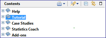 To read the tutorial of SPSS follow the instructions below: Step 1: We get the following window: Step 2: Expand the tutorial by click on + the resultant window is as follows: Step 3: Now click on Introduction then we get the following window: