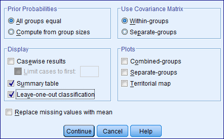 Perform discriminant analysis for the given data using SPSS. The following are the steps to find the required results: Step1: Type or import the data into the Minitab work sheet. Step 2: Go to Step 3: Highlight the names of the predictor variables and transfer them to the independent field. Highlight the name of the grouping variable and transfer it to the Grouping Variable ( gender ) filed. Step 4: Click Define Range (0, 1). Click on continue then we get the following window. Step 5: Click on Statistics and specify the required results. Click on continue. Step 6: Click on Classify and specify the required results. Click on continue. Step 7: Click on save and specify the required results. Click on continue By following the above instructions we get the output as shown below: 1) Under this test the null and alternative hypotheses are, The discriminant function in not significantly aid prediction of group membership The discriminant function in significantly aid prediction of group membership Let us assume the level of significance From the above output the function has a Wilks' lambda = 0.12, and the corresponding P -value is 0.000, since p.05 we reject the null hypothesis and conclude that the discriminant function in significantly aid prediction of group membership. 2) From the above classification results output, the discriminant function successfully predicted computer gender of 98% of the cases in the sample. 3) The two variables that were most strongly correlated with the discriminant function were forearm girth and shoulder girth. Based on the standardized discriminant function coefficients, waist girth and navel girth made the greatest independent contributions to discriminating between males and females. 4) To answer question 4, a discriminant analysis was conducted using the predictors forearm girth, shoulder girth, waist girth and navel girth. The analysis output is shown below: Under this test the null and alternative hypotheses are, The discriminant function in not significantly aid prediction of group membership The discriminant function in significantly aid prediction of group membership Let us assume the level of significance From the above output the function has a Wilks' , and the corresponding P -value is 0.000, since , reject the null hypothesis and conclude that the discriminant function in significantly aid prediction of group membership. From the above classification results output, the discriminant function successfully predicted computer gender of 96% of the cases in the sample. The Fisher functions could be used to predict a person's gender based on values of the four variables. The functions are: