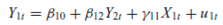 From the model the following reduced-form equations are obtained: a. Are the structural equations identified b. What happens to identification if it is known a priori that 11 = 0