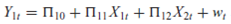 From the model the following reduced-form equations are obtained: a. Are the structural equations identified b. What happens to identification if it is known a priori that 11 = 0
