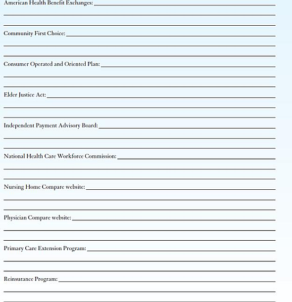 IN YOUR OWN WORDS Based on this chapter, please provide an explanation of the following concepts in your own words. DO NOT RECITE the text.