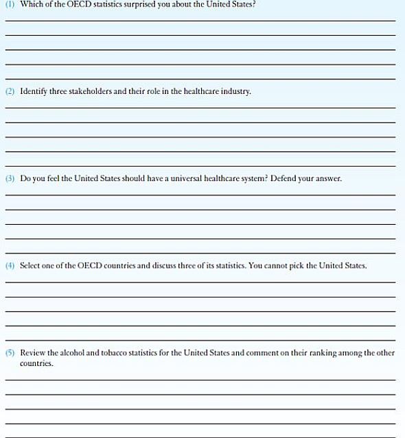 DISCUSSION QUESTIONS The following are suggested discussion questions for this chapter.
