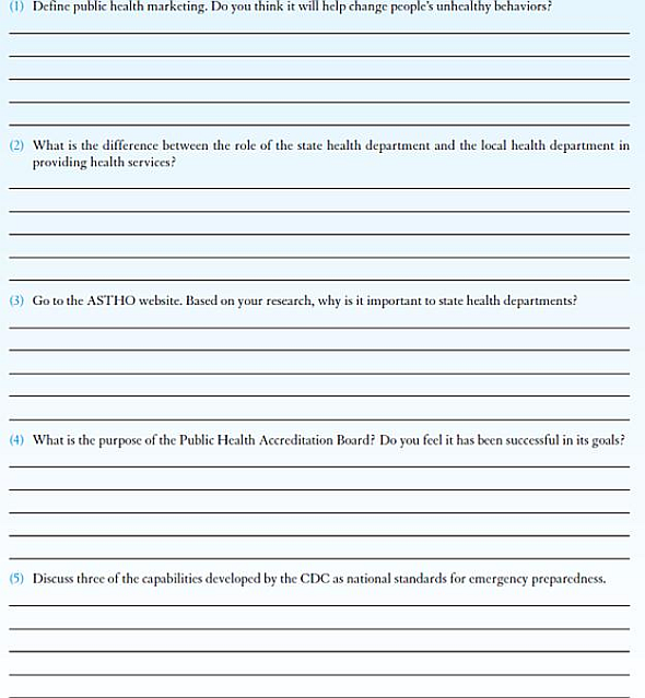 DISCUSSION QUESTIONS The following are suggested discussion questions for this chapter.