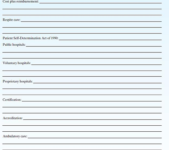 IN YOUR OWN WORDS Based on this chapter, please provide an explanation of the following concepts in your own words. DO NOT RECITE the text.