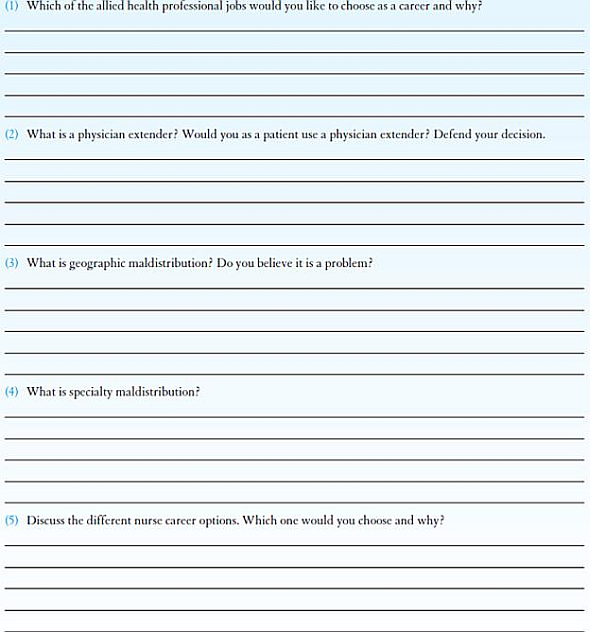 DISCUSSION QUESTIONS The following are suggested discussion questions for this chapter.