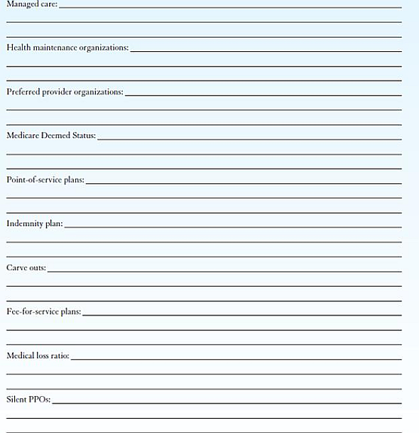 IN YOUR OWN WORDS Based on this chapter, please provide an explanation of the following concepts in your own words. DO NOT RECITE the text.
