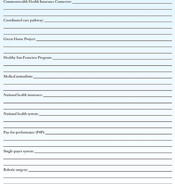 IN YOUR OWN WORDS Based on this chapter, please provide a description of the following concepts in your own words. DO NOT RECITE the text description.  <div style=padding-top: 35px> 