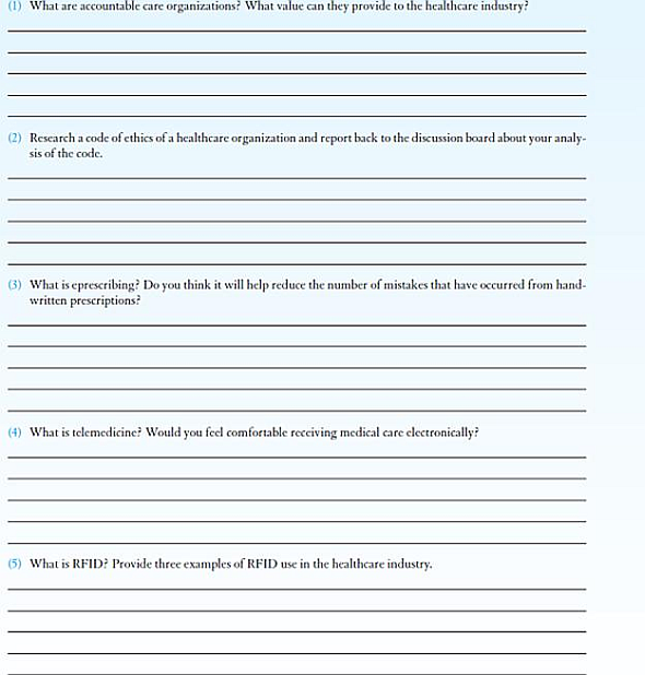 Discussion Questions The following are suggested discussion questions for this chapter.  <div style=padding-top: 35px> 