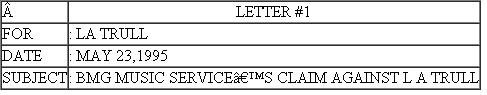 Debts, Threats, and FDGPA Facts  Lisa Trull (plaintiff) owed $68.05 to BMG Music Service. BMG Music Service referred the account to GC Services Limited Partnership (defendant) for collection. GC Services sent the following pieces of correspondence to Ms. Trull.    Your account has now been referred to GC Services and we intend to obtain payment from you. In the process of writing this memorandum to you, this firm has accessed the computer information on you provided by BMG MUSIC SERVICE, which is now contained in our National Database. Please be advised that this information will be used by GC Services, including my office, to proceed with our formal collection procedures to settle your account with BMG MUSIC SERVICE. If you do not think this debt is a just one, you may want to obtain advice on this question. Otherwise, we will expect payment promptly to remedy this claim. When remitting your payment, detach and return the upper portion of this notice. A return envelope is enclosed for your convenience.    The debt listed above has been placed with us for collection. (Since you ignored our previous notice, we assume this debt is correct.) We intend to take all appropriate steps to see that you pay it. Your failure to pay has been listed by BMG MUSIC SERVICE with a National Credit Reporting Bureau as an outstanding delinquency. This delinquent credit report will be maintained and available as part of your personal file by the National Credit Reporting Bureau- This may be used by interested consumer product and service companies, or other creditors in case you should attempt to obtain goods or credit from them. Pay what you owe and further collection activities on your account will stop. Failure to resolve this delinquent account will result in continued collection activity.    Don't even think about ignoring this notice as you've ignored others in the past requesting you to pay what you owe BMG MUSIC SERVICE. Buying on credit can be highly convenient. Why run the risk of losing that privilege? You need to take action immediately in order to avoid being labeled as a bad credit risk by BMG MUSIC SERVICE. Pay your bill and wipe your record clean today! ***IMPORTANT NOTICE*** YOUR ACCOUNT HAS BEEN TRANSFERRED FROM BMG MUSIC SERVICE TO GC SERVICES' AGENCY MASTER DEBTOR FILE- YOUR PAYMENT MUST BE RECEIVED BY GC SERVICES AT THE ADDRESS INDICATED ABOVE IN ORDER TO ENSURE PROPER CREDIT OR ADJUSTMENT TO YOUR ACCOUNT    This is the last effort 1 will be making to settle your account with BMG MUSIC SERVICE. Your lack of response to date indicates to us that you do not intend to pay for the merchandise you received from BMG MUSIC SERVICE. Your name will be retained as part of our records along with others who? despite their good name and reputation, have shirked their payment responsibility. Is it not about time you settled this matter, especially in view of the consequences? We are anxious to clear your record as well as ours. Send your payment! ***IMPORTANT NOTICE*** YOUR ACCOUNT HAS BEEN TRANSFERRED FROM BMG MUSIC SERVICE TO GC SERVICES' AGENCY MASTER DEBTOR FILE. YOUR PAYMENT MUST BE RECEIVED BY GC SERVICES AT THE ADDRESS INDICATED ABOVE IN ORDER TO ENSURE PROPER CREDIT OR ADJUSTMENT TO YOUR ACCOUNT Further, each letter concludes with the following sentence; NOTICE: see reverse side for important consumer information. The reverse side then provides the following in all capital letters; This is an attempt to collect a debt and any information obtained will be used for that purpose. Consumer information: Unless you, within thirty (30) days after your receipt of GC Services' initial written notice to you concerning this debt, dispute the validity of the debt, or any portion hereof, the debt will be assumed to be valid by GC Services. If you notify GC Services in writing within the above described thirty (30) day period that the debt, or any portion thereof, is disputed, GCServices will obtain verification of the debt or a copy of a judgment against you and a copy of such verification or judgment will be mailed to you by GC Services upon your written request within the above described thirty (30) day period, GCServices will provide you with the name and address of the original creditor, if different from the current creditor. The demands for payment in this letter do not reduce your rights to dispute this debt, or any portion thereof, and\or to request verification within the thirty (30) day period as set forth above Ms. Trull brought suit against GC alleging violations of the FDCPA. GC hied a motion to dismiss Ms. Trull's claim. Judicial Opinion NORDBERG, District Judge Plaintiff complains that the correspondence from Defendant violates [the FDCPA]. The Seventh Circuit has identified the unsophisticated consumer as the hypothetical consumer whose reasonable perceptions will be used to determine if collection messages are deceptive or misleading. This standard is designed to protect consumers who are of below-average sophistication or intelligence, uninformed, naive, or trusting, while incorporating an objective element of reasonableness that shields complying debt collectors from liability for unrealistic or peculiar interpretations of collection letters. Applying the standard to this case, the Court concludes that an unsophisticated consumer, who has been informed that This is the last effort I will be making to settle your account with BMG MUSIC SERVICE, reasonably could interpret the statement, Your name will be retained as part of our records along with others who, despite their good name and reputation, have shirked their payment responsibility, followed by a reference to (1) the need to settle[ ] this matter, especially in view of the consequences, (2) the statement that [w]e are anxious to clear your record as well as ours and (3) the ***IMPORTANT NOTICE***that YOUR ACCOUNT HAS BEEN TRANSFERRED TO GC SERVICES' AGENCY MASTER DEBTOR FILE, to imply that GC operates a consumer reporting agency that assembles consumer credit information for the purpose of furnishing consumer reports to third parties. [In] the present case, GC Services has. implied that, despite the letter being its last effort to settle the debt, Plaintiff's inclusion in GC Sendees' master debtor file will have consequences. The reasonable unsophisticated consumer could construe the furnishing of this master debtor file to third parties to be among those vague consequences and, therefore, the purpose behind the master debtor file. Thus, Trull has sufficiently stated a claim upon which relief may be granted. Plaintiff further claims in Count II that Exhibit C (Letter #3) simulates a telegram, thus deceptively overstating and misrepresenting the urgency of the communication, in violation of the Act. Plaintiff argues in her responsive brief that the letter of June 13,1995 simulates a telegram because it is on yellow paper and headed STAR High Priority Communication and because of the layout and type face. First, unlike a telegram, the letter was sent through the mail. One who lacks the information to appreciate the distinction would be similarly unaware of the expense that attaches to a telegram and, thus, would not interpret the letter with the same urgency as one who believed it was hand delivered. Further, no derivation of the word telegram appears on the letter; rather, a sentence appears below the heading, stating in all capital letters that This star high priority letter is being sent to you by GC Services, clearly identifying it as a letter. This is a situation where the standard's objective element of reasonableness shields complying debt collectors from liability for unrealistic or peculiar interpretations of collection letters. Accordingly, that claim is dismissed, with prejudice. Plaintiff claims that the correspondence violated Section 1692g in two ways: (1) each letter contained a validation notice, diluting the meaning of the warning and confusing the consumer, and (2) the second letter was sent within 30 days of the initial communication, overshadowing and effectively invalidating the validation notice. Drawing all reasonable inferences in favor of Plaintiff, the Court finds that it appears beyond doubt that she can prove no set of facts in support of the claim arising from repeated validation notices that would entitle her to relief. The validation notice defines the validation period as being within thirty (30) days after your receipt of GC Sendees' initial written notice to you concerning this debt. It is unreasonable for even the consumer of below-average sophistication or intelligence, who is uninformed, naive, or trusting, to ignore the word initial, and, the standard protects the compliant debt collector from a peculiar interpretation. In contrast. Plaintiff states a claim arising from the letter of June 13,1996, because it states Since you ignored our previous notice, we assume this debt is correct, contradicting notice of the thirty-day period before which the debt will be assumed to be valid. The Court finds that an unsophisticated consumer reasonably could be misled reading that statement within the validation period. What violations of FDCPA does the court find?