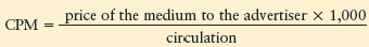 BUILDING TEAM SKILLS  The cost of promotional methods is an important factor in a promotional campaign. Representatives who sell advertising space for magazines, newspapers, radio stations, and television stations can quote the price of the medium to the advertiser. The advertiser then can use cost per thousand persons reached (CPM) to compare the cost efficiency of advertising in the same medium.  Assignment  1. Working in teams of five to seven, choose one of these media: local television stations, newspapers, or radio stations. You can choose magazines if your library has a copy of Standard Rate and Data Service.  2. Using the following equation, compare the CPM of advertising in whatever local medium you chose:      3. Report your team's findings to the class.