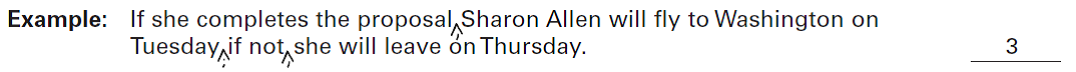 For the following sentences, add necessary punctuation. For each sentence indicate the number of additions you made. Three times have been designated for the interviews Thursday at 6 30 p.m. Friday at 3 30 p.m. and Monday at 10 a.m. ________________