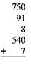 Add each of this. Check your answer. (See Example.)      Adding with Checking  Quick TIP  Always be sure to check your work. To find the one-day total amount of purchases at the SUBWAY store, manager Jessica Fernandez needed to add the following amounts.     Adding from the top down results in an answer of $4028. Check for accuracy by adding again-this time from the bottom up. If the answers are the same, the sum is probably correct. If the answers are different, there is an error in either adding down or adding up, and the problem should be reworked. Both answers agree in this example, so the sum is correct.
