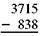 Subtract each of this. Check your answer. (See Examples.)      Subtracting with Borrowing      Subtract 2894 SUBWAY drink cups from 3783 SUBWAY drink cups in inventory. First, write the problem as follows.     In the ones (units) column, subtract 4 from 3 by borrowing a 1 from the tens column in the minuend to get 1 ten + 3, or 13, in the units column with 7 now in the tens column. Then subtract 4 from 13 for a result of 9. Complete the subtraction as follows.     In this example, the tens are borrowed from the hundreds column, and the hundreds are borrowed from the thousands column. Subtracting with Checking  Quick TIP  Do not change the order of the numbers when subtracting. For example, (9 ? 5) is not the same thing as (5 ? 9).Subtract 1635 from 5383 and check the answer.       