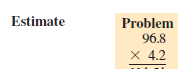 First estimate using front-end rounding and then multiply. (See Example 1.)