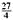Convert the improper fractions to mixed or whole number and write in lowest terms. (See Examples.)      Converting Improper Fractions to Mixed Numbers  Convert the following improper fractions to mixed numbers. (a)      (b)      (c)      SOLUTION  (a) Convert     to a mixed number by dividing 27 by 4.     Therefore,      (b) Divide 29 by 8 to convert     to a mixed number.     (c) Divide 42 by 7.     Writing Fractions in Lowest Terms  Write the following fractions in lowest terms. (a)      (b)      SOLUTION  Look for a number that can be divided without a remainder into both the numerator and denominator. (a) Both 15 and 40 can be divided by 5.     (b) Divide both numbers by 3.   