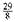 Convert the improper fractions to mixed or whole number and write in lowest terms. (See Examples.)      Converting Improper Fractions to Mixed Numbers  Convert the following improper fractions to mixed numbers. (a)      (b)      (c)      SOLUTION  (a) Convert     to a mixed number by dividing 27 by 4.     Therefore,      (b) Divide 29 by 8 to convert     to a mixed number.     (c) Divide 42 by 7.     Writing Fractions in Lowest Terms  Write the following fractions in lowest terms. (a)      (b)      SOLUTION  Look for a number that can be divided without a remainder into both the numerator and denominator. (a) Both 15 and 40 can be divided by 5.     (b) Divide both numbers by 3.   