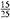 What does it mean when a fraction is expressed in lowest terms? (See Objective.) Write a fraction in lowest terms. If both the numerator and denominator of a fraction cannot be divided without a remainder by any number other than 1, then the fraction is in lowest terms. For example, 2 and 3 cannot be divided without a remainder by any number other than 1, so the fraction is in lowest terms. In the same way, , and are in lowest terms. When both numerator and denominator can be divided without a remainder by a number other than 1, the fraction is not in lowest terms. For example, both 15 and 25 can be divided by 5 with no remainder, so the fraction is not in lowest terms. Write in lowest terms by dividing both numerator and denominator by 5, as follows.