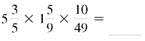 Multiply. Write each answer in lowest terms. (See Examples.) Multiplying Common Fractions Multiply. (a) (b) Quick TIP When canceling, be certain that the numerator and the denominator are both divided by the same number. SOLUTION Use cancellation in both of these problems. (a) (b) Multiplying Mixed Numbers Multiply. (a) (b) Quick TIP Be sure to change each mixed number to a fraction before multiplying. SOLUTION (a) 2 1 (b) The calculator solutionto part (b) uses the fraction key. Multiplying a Mixed Number by a Whole Number (a) Find the amount of uncooked oats needed if the preceding recipe for chocolate/oat-chip cookies is doubled (multiplied by 2).(b) How many cups of all-purpose flour are needed when the recipe is tripled (multiplied by 3)? SOLUTION (a) (b)