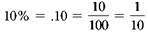 Write the following as decimals. (See Examples.)  Writing Fractions as Percents      A marketing manager is given the following data in fraction form and must change the data to percents. (a)      (b)      (c)      SOLUTION  First write each fraction as a decimal, and then write the decimal as a percent. (a)      (b)      (c)      Writing Percents as Decimals  To calculate some insurance claims, an insurance agent must change the following percents to decimals. (a) 35% (b) 50% (c) 325% (d)      Quick.TIP Change any fraction part of a percent to a decimal before converting from a percent to a decimal. SOLUTION  Move the decimal point two places to the left and drop the percent sign. (a).35 (b).5 (c) 3.25 (d).375 Writing Percents as Fractions  Even though smoking is believed to account for 1 of every 5 deaths in the United States, more than 45 million Americans smoke. The bar chart shows the percent of people in each age group that smoke. Convert each percent to a fraction and reduce to lowest terms.     SOLUTION  Write each percent as a decimal and then as a fraction in lowest terms. (a)      (b)      (c)      (d)        