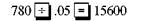 Solve the following application problem. (See Examples.) Finding Sales When Sales Tax Is Given One week, a Famous Footware store collected sales taxes of $780. If the sales tax rate is 5% find total sales for the week. SOLUTION Here, the rate of tax collection is 5% and taxes collected are a part of total sales. The rate in this problem is 5%,he part is $780, and the base, or total sales, must be found. Arrange the problem in standard form. Using the formula B = we get The calculator solution to this example is Finding the Amount of an Investment Roberta Gonzales received $162.50 in interest from an account that paid 1.25, interest for the year. Find the amount of money invested in the account. SOLUTION The part ( P ) is the $162.50 in interest and the rate ( R ) is 1.25,. The whole, or base ( B ), is unknown. The original investment was $13,000. VOTER REGISTRATION Registered Republican voters make up 13.8% of the population of one county. If there are 345,000 registered Republican voters in the county, find the total population in the county. ________________