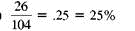 Solve for rate in the following. Round to the nearest tenth of a percent. (See Example.) Solving for Rate Solve for rate. (a) 26 is______% of 104. (b) ______% of 300 is 60. (c) 54 is______% of 12. Quick TIP When finding rate, be sure to change your decimal answer to a percent. SOLUTION (a) (b) (c) ________ % of 752 employees is 470 employees.