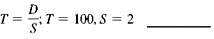 A formula is given, along with the values of all but one of the variables in the formula. Find the value of the variable that is not given.