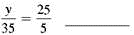 Solve the proportions for the unknown.    