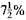 Use the formula I = PRT , where I = interest in dollars, P = principal or loan amount, R = interest rate written as a decimal, and T = time in years.  FINDING INTEREST Find the interest if principal of $5200 is invested at     (or.075) for one year. _____