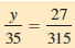 Solve the following proportions.     ________