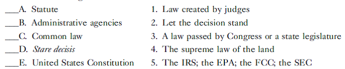 Match the following terms with their definitions.