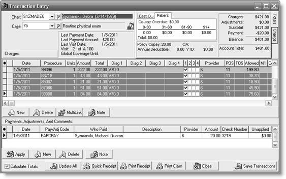 a      Luther Jackson      Transaction Entry dialog box   b      Jill Simmons      Transaction Entry dialog box   c      Nancy Stern      Transaction Entry dialog box   d      Debra Syzmanski      Transaction Entry dialog box   e      Sheila Giles      Transaction Entry dialog box   f      Pauline Battistuta      Transaction Entry dialog box  