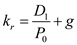 The fifteenth chapter that is in the textbook has to do with various capital budgeting decisions an engineer may have to make for a firm. This includes various ways to finance a project, determination of the cost of capital, and budgeting decisions that may take place. In this problem, we have an appliance company which has a projected growth rate of their stock price, dividends, and earnings (before and after taxes) of 12.00%. The current stock price is $18.00 per share and the projected cash dividend that is going to be paid is $1.12 per share. Given this information, what is the actual cost of retained earnings here The best way to handle a problem like this is to apply a simple formula to determine the cost of retained earnings. This is denoted in the formula below as the variable k r. Here is the formula and required calculations:   …… (1) Where… - D 1 = a dividend value at the end of the current year focused on , - P 0 = the current and present stock price, and - g = the projected growth rate. With the equation in hand, let's throw the numbers that are applicable to the scenario at hand into the formula to get the proper answer here. The calculations begin below this passage:   k r = 18.22% Thus, the cost of retained earnings applicable to the situation at hand is approximately 18.22%.