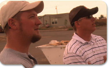 Rebuilding: They Didn't Ask for This      On May 4, 2007, the Green Acres Bed Breakfast at 122 W. Iowa in Greensburg, Kansas, was destroyed by an F5 tornado. To innkeepers Janice and John Haney, this wasn't just the loss of a business, but also of their home. The brick, split-level house was built in 1926 by a high school shop teacher. It was tidy, charming, and filled with period detail and Janice's hand-made quilts. We had never had any intentions of ever building a new house, we were just very happy with the house we had, Janice said. As inviting as the home was, Janice admits that it was drafty and in need of some energyefficient upgrades. This was an opportunity for us to want to do something bigger and better and a once-in-a-lifetime opportunity to make it as green as possible, she said. The Haneys did not decide to rebuild right in town, instead choosing to build a larger, more energy-efficient home on some family land about eight miles out of town. For the most part, Janice left the construction to contractors and kept the decorating for herself. Farrell Allison lived right offRoute 54 in a beautiful 100-yearold Victorian with stained glass and elaborate woodwork artfully restored by Allison and his wife. It was a lifelong labor of love, but when the tornado seriously damaged the home and plans were announced to reroute a new highway right through the Allisons' backyard, it was time to move on. Never one to shy from a challenge, Allison hit the books and set out to build the greenest house in Greensburg. His new home is truly state-of-the-art, even for the new Greensburg. Unlike the Haneys, Allison, a soil consultant, is acting as his own contractor, sourcing his own materials, hiring crews and subcontractors and, of course, managing the budget. Contractors are a different breed, says Allison. I had one, the heating and air guy say, 'You know you are really particular!' and I said, 'I'm payin' the bills, I'm the one who's gonna be living in this house, you're not, and this is the way we're gonna build it.'  Allison has become such an expert in green building that contractors and even government agencies such as the USDA's Rural Development arm have come to him for advice on building green. Mike Boyles, owner of Calmarc Construction, had been building homes in the Wichita, Kansas, area for years, but when the tornado destroyed 700 houses in Greensburg, he knew exactly what he had to do. He went home. We couldn't be here by ourselves, says Boyles, speaking about B B Lumber, their regular lumber vendor in Wichita. Even before the tornado, Greensburg residents had a tough time getting contractors, repair services, and supplies. After the tornado, it was impossible to source materials locally, especially the environmentally friendly products Greensburg residents are demanding. Calmarc's ability to serve these customers relies on the existing relationships with vendors like B B. Randy Mude, a sales representative with B B, doesn't mind going the extra mile. Every stick you move and every piece of plywood you sell is a benefit to your company, says Mude, adding that if the tragedy hadn't happened, he'd probably be doing the same volume of work with Calmarc in Wichita. If we give Mike and the homeowners out here some extra attention and time, we have to [do it] to make things right. Mude even takes their Greensburg clients to his own home to get ideas and see what some of the products will look like. In turn, Mude gets the opportunity to learn about and try new green materials, which he hopes someday to sell to larger developers. While the town provides residents with a list of reliable contractors, most are not from the area and don't understand the needs of the people the way Boyles does. They didn't ask for this, and we have to understand that, he says. Those who choose to build back green are constantly researching and bringing questions and ideas to Boyles and Mude. Boyles often incorporates pieces from the old homes into the new homes he builds, and spends a lot of extra time working with his Greensburg clients, adding, if this was a different place and I didn't know the people, it wouldn't be worth it. When it comes to buyers and sellers, regardless of whether you're talking business-to-consumer or business-to-business, the same principles apply; caveat emptor, buyer beware! The Haneys, like most homeowners, put their trust and dollars in an outside contractor and luckily for them, their new home came out beautifully. Sadly, not all Greensburg residents have been this lucky. A few homeowners have fallen victim to shady contractors who have overcharged or left them with half-finished homes. Allison's do-it-yourself plan saves him money by not paying the markup an outside contractor would charge, and he gets ultimate control over the project. On the other hand, he lacks the leverage and buying power companies like Calmarc have with B B. Boyles lives in the best (or worst) of both worlds. He's got all the power and none of it, depending on whether he's dealing with a client or dealing with a supplier. How are the Haneys, Allison, and Boyles similar in terms of their consumer behavior? How are they different?