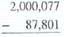 Subtract the following numbers.