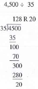 Divide the following numbers.