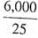 Divide the following numbers.    
