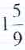 Convert the following mixed numbers to improper fractions.