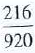 Use inspection or the greatest common divisor to reduce the following fractions to lowest terms.