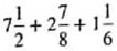 Add the following fractions and reduce to lowest terms.