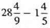 Subtract the following fractions and reduce to lowest terms.    