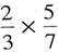 Multiply the following fractions and reduce to lowest terms. Use cancellation whenever possible.