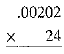 Multiply the following numbers.