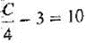 Solve the following equations for the unknown and prove your solutions.