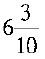 Convert the following fraction or mixed numbers to percents.