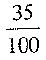 Convert the following fraction or mixed numbers to percents.