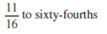 Raise the following fractions to higher terms as indicated.    
